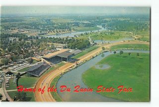 Du Quoin Illinois Il Vintage Postcard The Du Quoin State Fair Aerial View