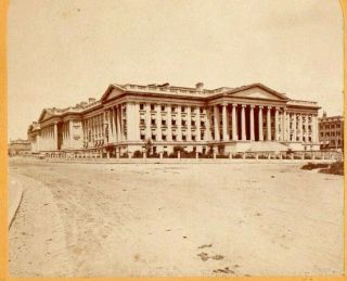 U.  S.  Treasury,  Washington,  D.  C.  Kilburn Brothers Stereoview Photo
