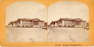 U.  S.  Treasury,  Washington,  D.  C.  Kilburn Brothers Stereoview Photo 2