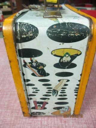 Vintage 1968 Yellow Submarine Metal Lunchbox The Beatles 4