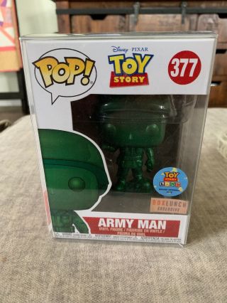 Funko Pop Toy Story Metallic Army Man Box Lunch Exclusive