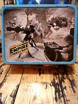 Vintage 1980 Star Wars Empire Strikes Back Metal Lunch Box