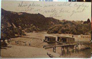 Rionido,  California,  Card Post Card 1911,  Sonoma County,  Eagles Nest,  Boating