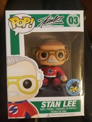 Funko Pop Stan Lee Superhero Red - Comikaze Exclusive - From Usa,  Real Deal