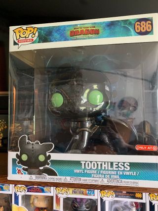 Funko Pop Movies Toothless How To Train Your Dragon 686 Target Exclusive10” Inch