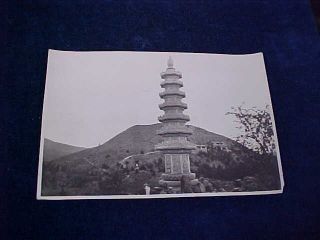 Orig Vintage Chinese - China Real Photo Stone Temple C 1910