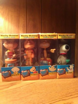 Funko Family Guy Series 2 Stewie,  Brian,  Quagmire And Evil Monkey Wacky.