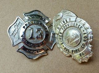 Lower Providence Volunteer Fire Company Badges 2 - 4 - 1 Money
