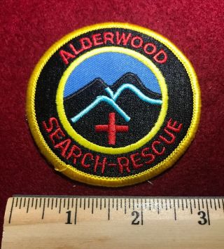 Alderwood Snohomish County Search And Rescue Sar Patch Washington Wa Mountain