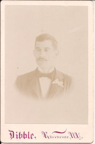 Very Handsome Young Man,  Cabinet Photo,  1890s Eminence York