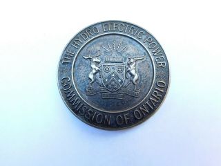 Hydro Electric Power Commission Of Ontario Police Badge,  Old Size: 2 1/4 "
