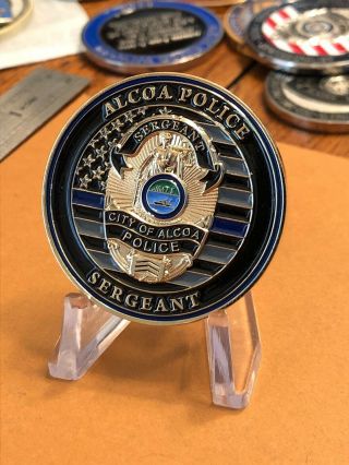 City Of Alcoa Tennessee Police Department Sergeant Challenge Coin