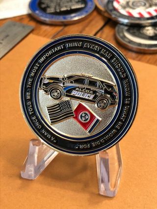 CITY OF ALCOA TENNESSEE POLICE DEPARTMENT SERGEANT CHALLENGE COIN 2