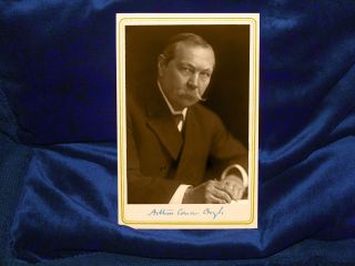 Sherlock Holmes Creator Sir Arthur Conan Doyle Cabinet Card Photograph