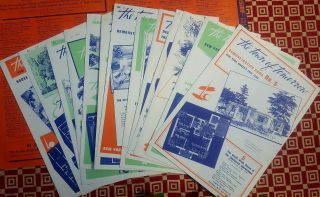1939 Ny Worlds Fair - The Town Of Tomorrow 13 House Plans Souvenir Folder