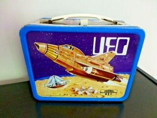 Vintage Lunchbox Only Metal Ufo Century 21 1973 Outer Space