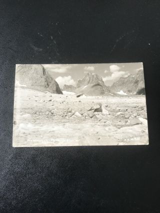 Vintage Photo Postcard Mount Winehell Palisade Glacier Big Pine California