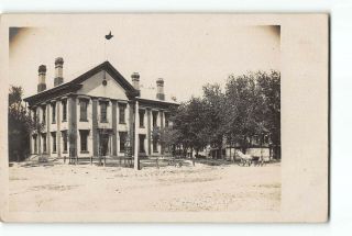 Pinckneyville Illinois Il Rppc Photo 1907 - 1915 Large House View From Street