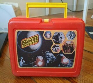 Vintage 1980 Star Wars Empire Strikes Back Esb Plastic Lunch Box - No Thermos