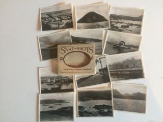 Scottish Ship Duchess Of Montrose Scotland 12 Old Photos In Envelope Hc