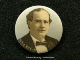 1900 William J.  Bryan Presidential Campaign Pinback Button -