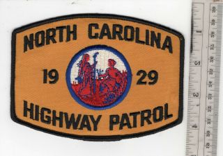 Old North Carolina Highway Patrol Orange Patch