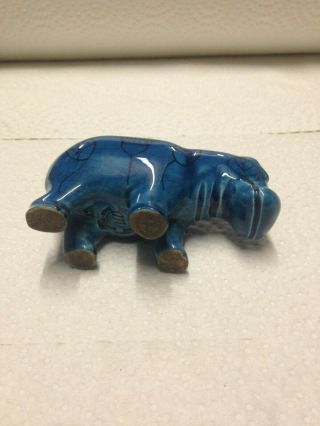 MUSEE DU LOUVRE Porcelain Hippo 4