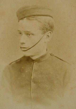 Victorian Cdv Photo Carte De Visite Military Army Uniform Soldier Colchester