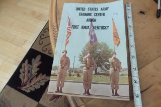 Vintage Pamphlet United States Army Training Center Armor Usatca Fort Knox Ky