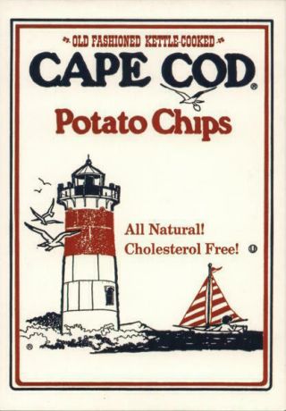 Hyannis,  Ma Cape Cod Potato Chips Barnstable County Massachusetts Postcard