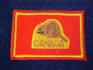 Orig Vintage Boy Scout Patch Canada - Beaver C 1960s