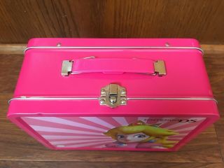 Princess Peach Nintendo DS Tin Tote Pink Lunchbox Lunch Metal 2007 Mario 2
