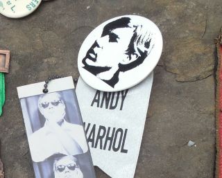 Andy Warhol Pin With Attachments