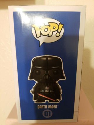 Star Wars 01 Darth Vader (Metallic Chrome) Funko Pop Hot Topic Exclusive 5