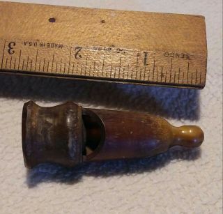 Vintage Antique Early Hand Carved Bone/horn Whistle