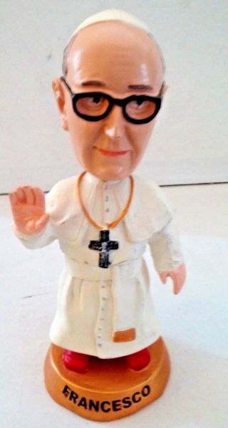 Pope Francis Bobblehead 302 Purchased At Vatican No Box