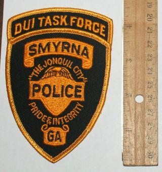 Smyrna Police Dui Task Force Georgia The Jonquil City Ga Dwi Special Unit 1