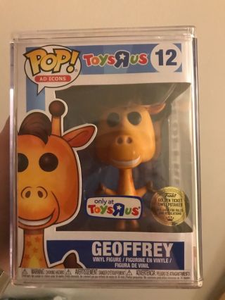 Funko Pop Ad Icons Geoffrey Toys R Us Exclusive 12 Golden Ticket.  Nm