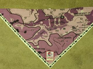 24th World Scout Jamboree Trail Map Neckerchief [wsj343]