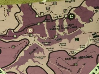 24th World Scout Jamboree Trail Map Neckerchief [WSJ343] 2