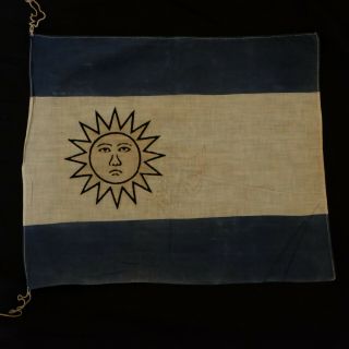 1930s Antique Argentina Banner Flag