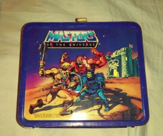 1983 He - Man Masters Of The Universe Lunch Box No Thermos