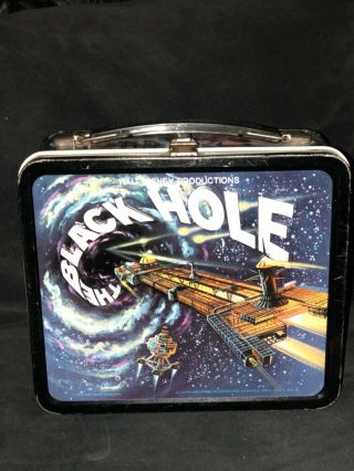 Vintage 1979 Walt Disney The Black Hole Metal Lunch Box & Thermos (aladdin)