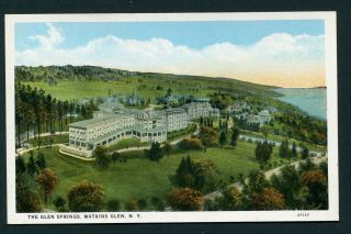 The Glen Springs - Watkins Glen - York Postcard - Unposted