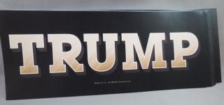 Of 20 Gold Trump Bumper Stickers Decal For President 2016 Usa Bill