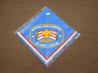 Vintage Bsa Boy Scouts Of America Neckerchief 1910 - 1985 National Jamboree