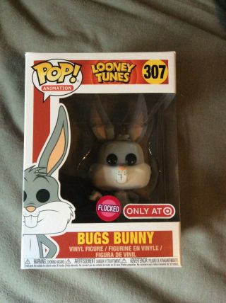 Funko Pop Looney Tunes Flocked Bugs Bunny 307 Target Exclusive