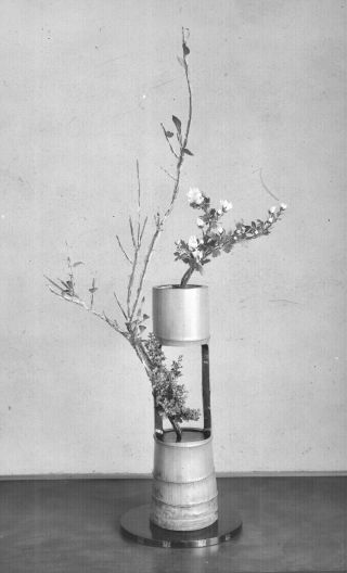 Antique Glass Negative / Ikebana Flower Arrangement / Japanese / c.  1930s 2
