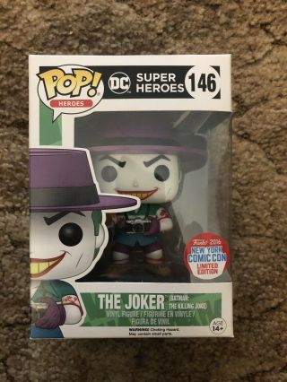 Funko Pop 146 2016 York Comic Con Exclusive Joker Batman: The Killing Joke