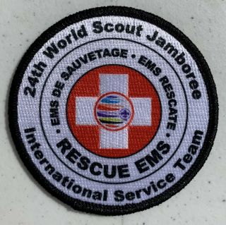 2019 World Jamboree Rescue Ems Ist Patch Badge